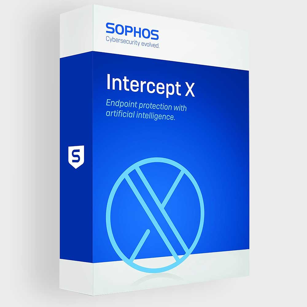 Sophos Central Intercept X Advanced 1 Year License for 1 Server (CSAD1CSAA)